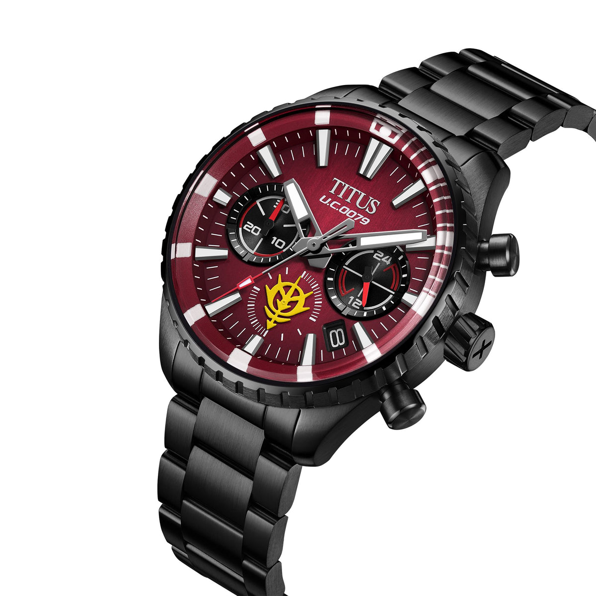 Saber Collection "MS-06S Red Comet Zaku II" Limited-Edition Chronograph (Limited to 100 pcs) W06-03408-001