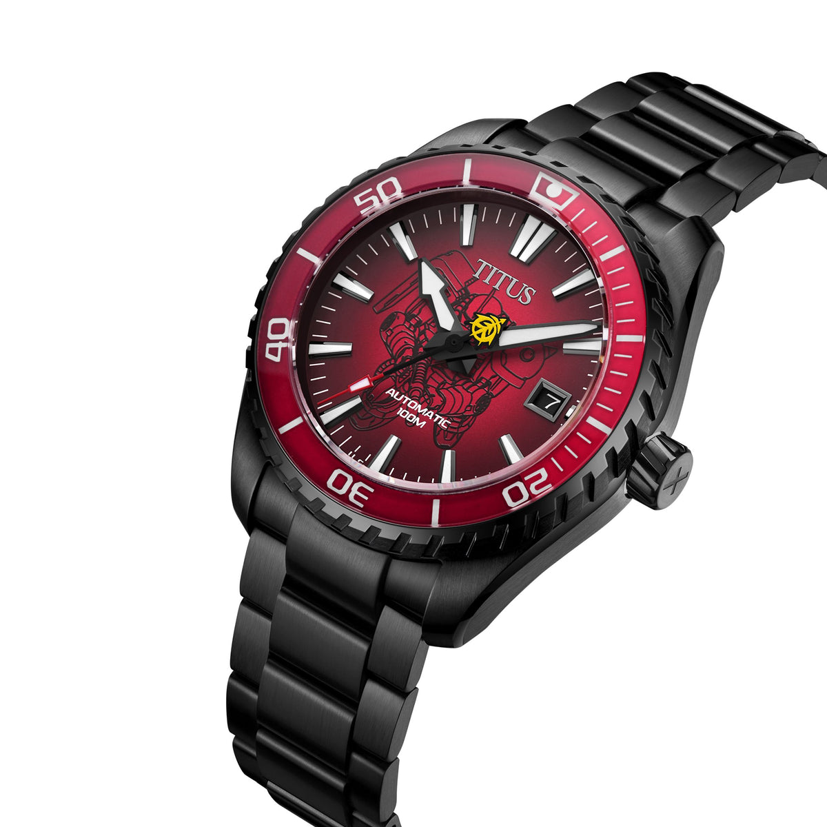 Saber Collection "MS-06S Red Comet Zaku II" Limited-Edition Automatic Mechanical Watch (Limited to 100 pcs) W06-03406-001