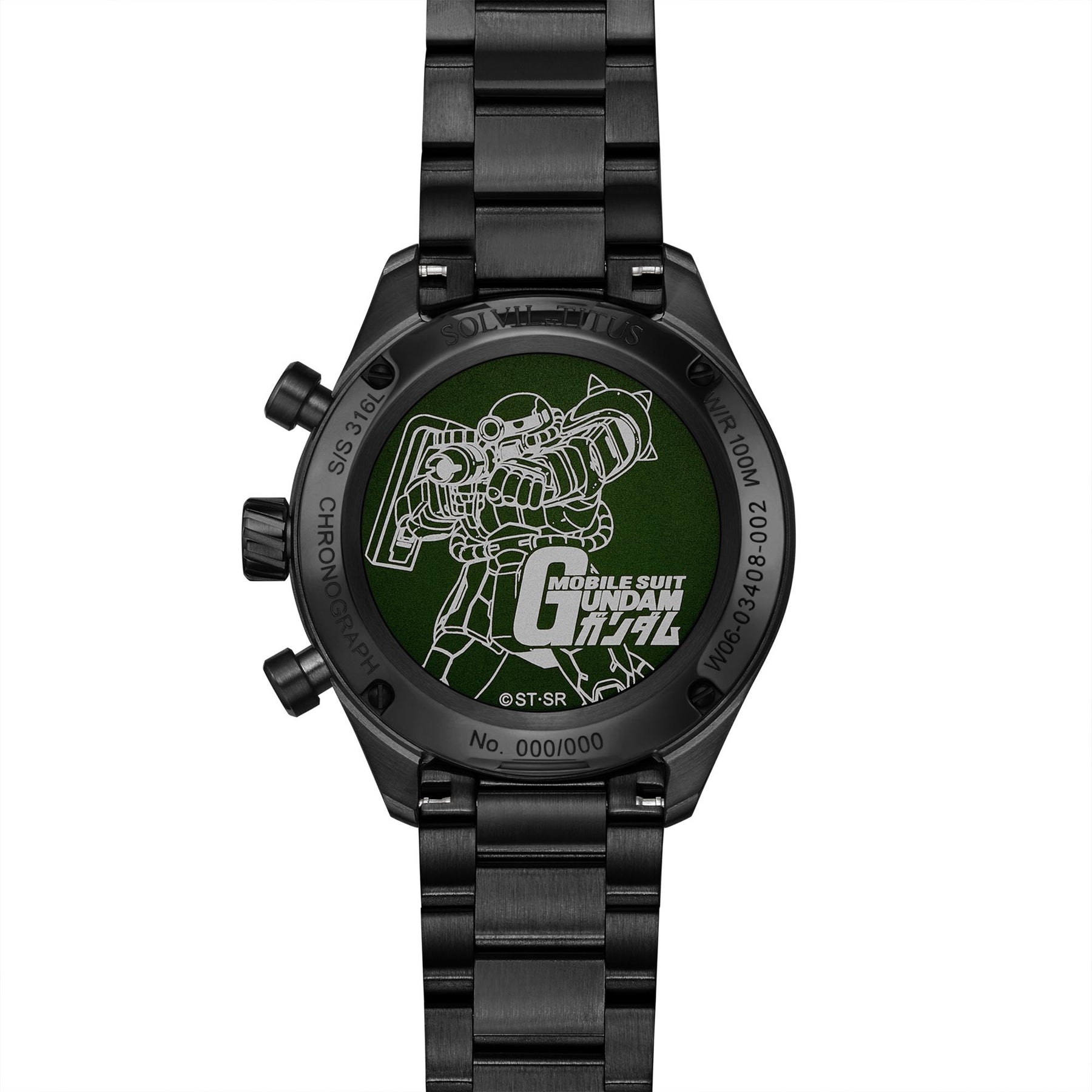 Saber Collection "MS-06F Zaku II" Limited-Edition Chronograph (Limited quantity TBC) W06-03408-002