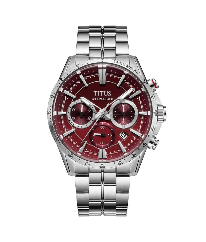 Stainless steel chronograph discount