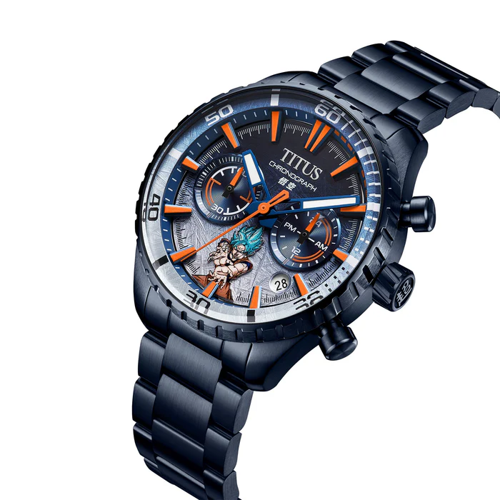 Saber Collection "Super Saiyan Blue Goku" Limited Edition Chronograph Watch (Limited to 150 pcs) W06-03392-001