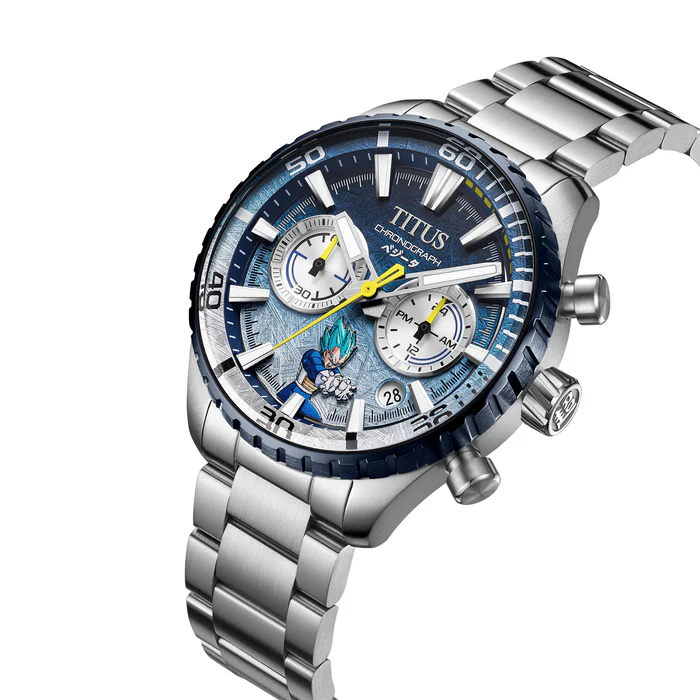 Saber Collection "Super Saiyan Blue Vegeta" Limited Edition Chronograph Watch (Limited to 100 pcs) W06-03392-003
