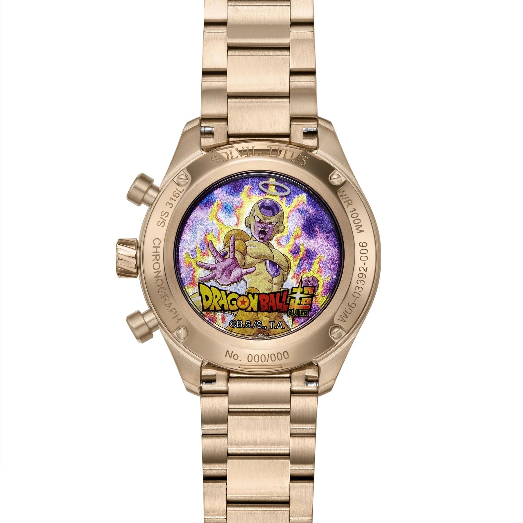 Saber Collection "Golden Frieza" Limited Edition Chronograph Watch (Limited to 100 pcs) W06-03392-006