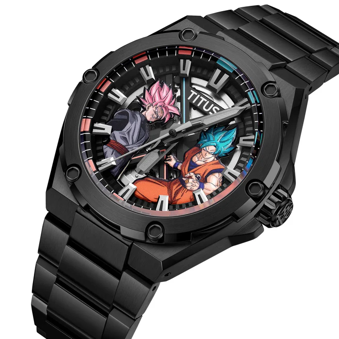 Voyager Collection "Goku vs. Goku Black" Limited Edition Automatic Skeleton Watch (Limited to 100 pcs) W06-03394-002