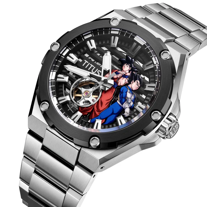 Voyager Collection "Goku x Vegeta" Limited Edition Automatic Skeleton Watch (Limited to 50 pcs) W06-03394-003