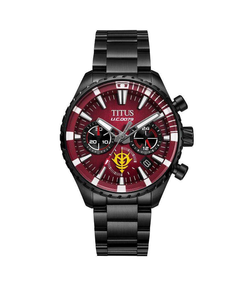 Saber Collection "MS-06S Red Comet Zaku II" Limited-Edition Chronograph (Limited to 100 pcs) W06-03408-001