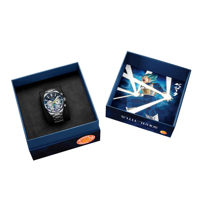 Saber Collection "Super Saiyan Blue Vegeta" Limited Edition Chronograph Watch (Limited to 100 pcs) W06-03392-003