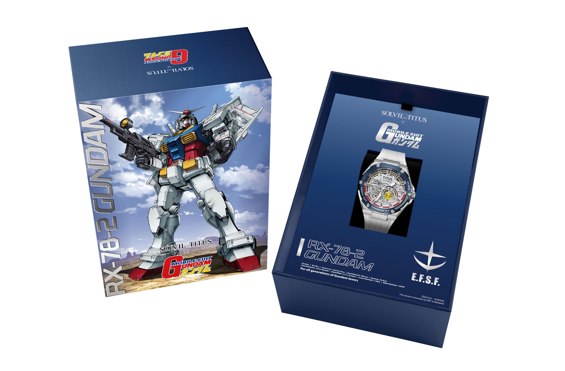 Voyager Collection "RX-78-2 Gundam" Limited Edition Automatic Mechanical Watch (White Silicone Strap) (Limited quantity TBC) W06-03405-002