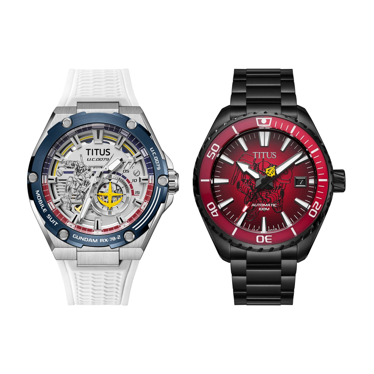 Solvil et Titus x Mobile Suit Gundam Limited Edition Serial No. FULL SET - 2PCS