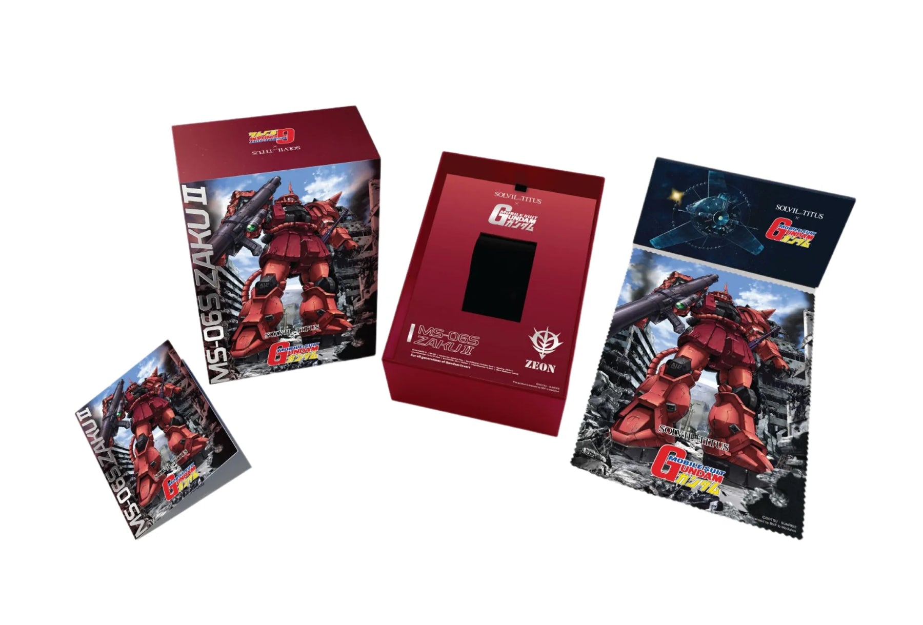 Solvil et Titus x Mobile Suit Gundam Saber Collection Limited Edition Serial No. FULL SET - 3PCS