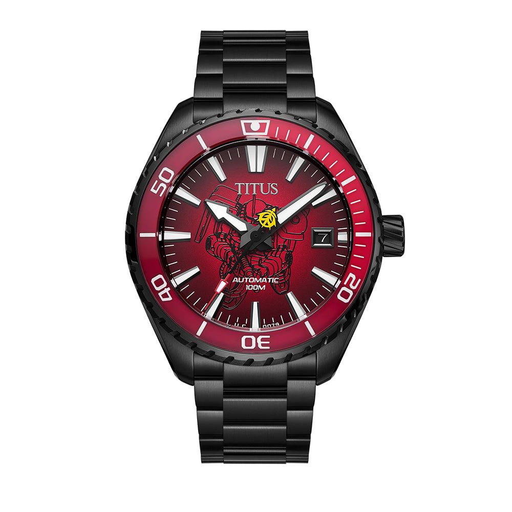 Saber Collection "MS-06S Red Comet Zaku II" Limited-Edition Automatic Mechanical Watch (Limited to 100 pcs) W06-03406-001