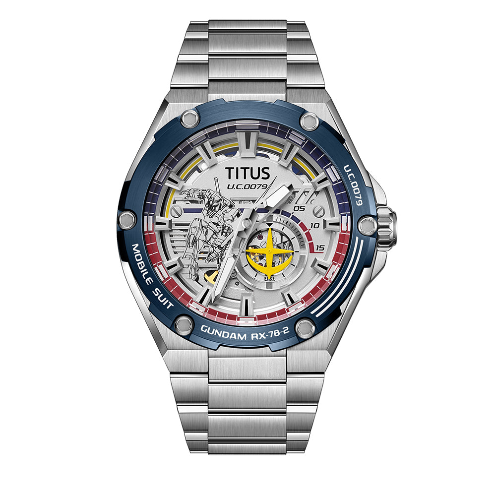 Voyager Collection "RX-78-2 Gundam" Limited Edition Automatic Mechanical Watch (Stainless Steel Bracelet) (Limited to 380 pcs) W06-03405-001