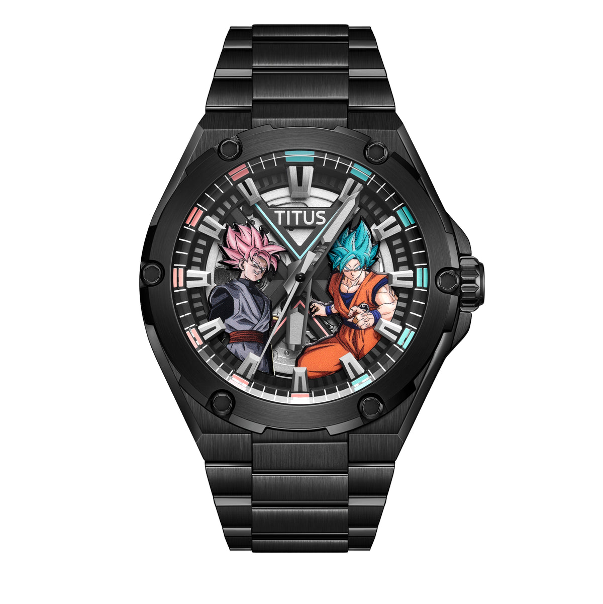 Voyager Collection "Goku vs. Goku Black" Limited Edition Automatic Skeleton Watch (Limited to 100 pcs) W06-03394-002