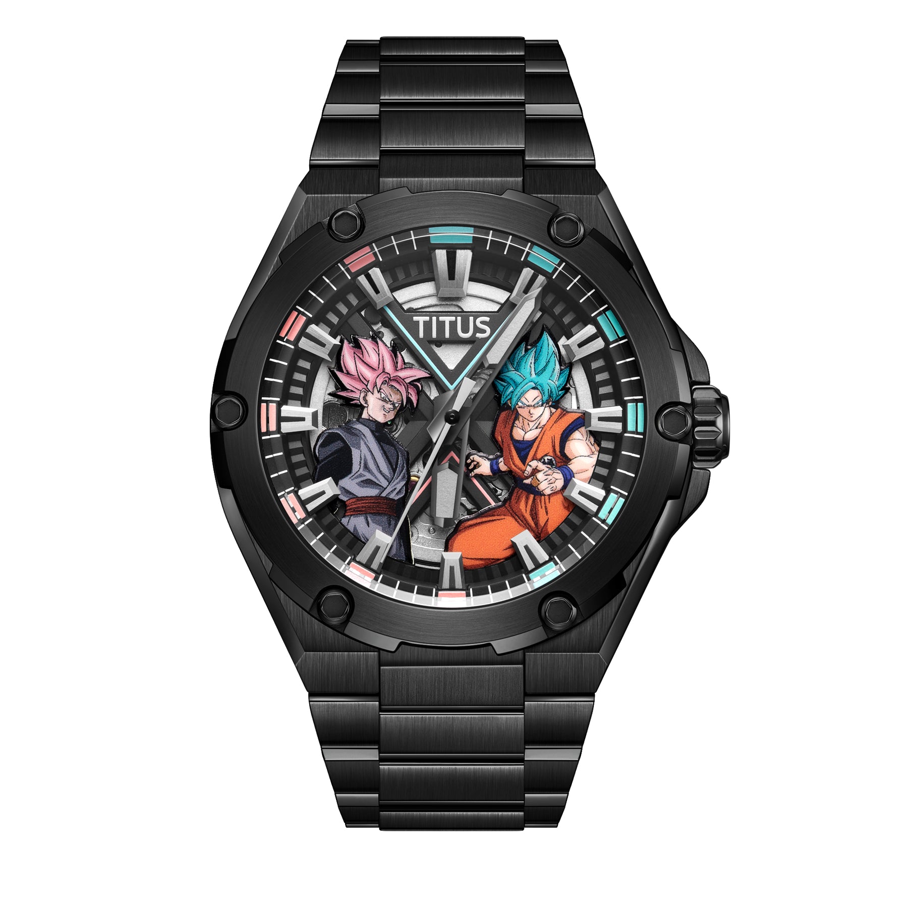 Voyager Collection "Goku vs. Goku Black" Limited Edition Automatic Skeleton Watch (Limited to 100 pcs) W06-03394-002