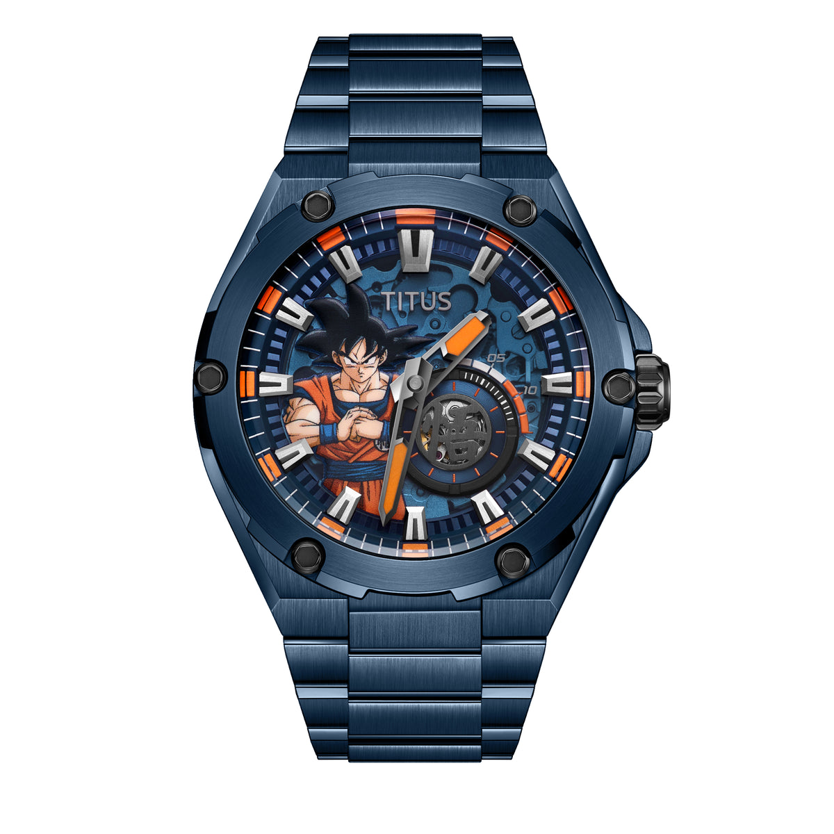 Voyager Collection "Son Goku" Limited Edition 2 Hands Small Seconds Skeleton Automatic Watch (Limited to 150 pcs) W06-03393-001