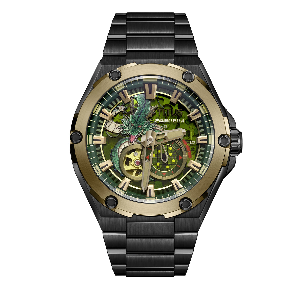 Voyager Series "Shenron" Limited Edition 2 Hands Small Seconds Automatic Watch (Limited to 300 pcs) W06-03393-002