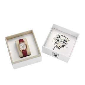 [WOMEN] Solvil et Titus x "Mickey Mouse" Valentine's Limited  Edition Multi-Function Quartz Leather Watch [W06-03358-001]