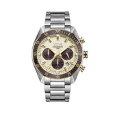 [MEN] Modernist Chronograph Quartz Stainless Steel Watch [W06-03338-004]
