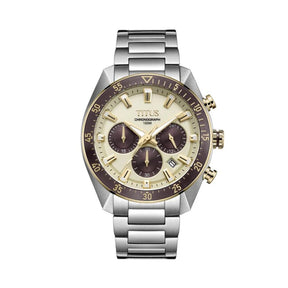 [MEN] Modernist Chronograph Quartz Stainless Steel Watch [W06-03338-004]
