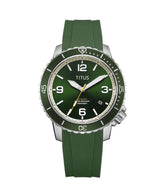 [MEN] The Cape 3 Hands Date Automatic Silicone Watch [W06-03341-006]