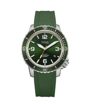 [MEN] The Cape 3 Hands Date Automatic Silicone Watch [W06-03341-006]