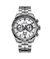 [Men] Solvil et Titus x Star Wars 「Stormtrooper」Limited Edition Chronograph Quartz Stainless Steel Watch [W06-03365-002]