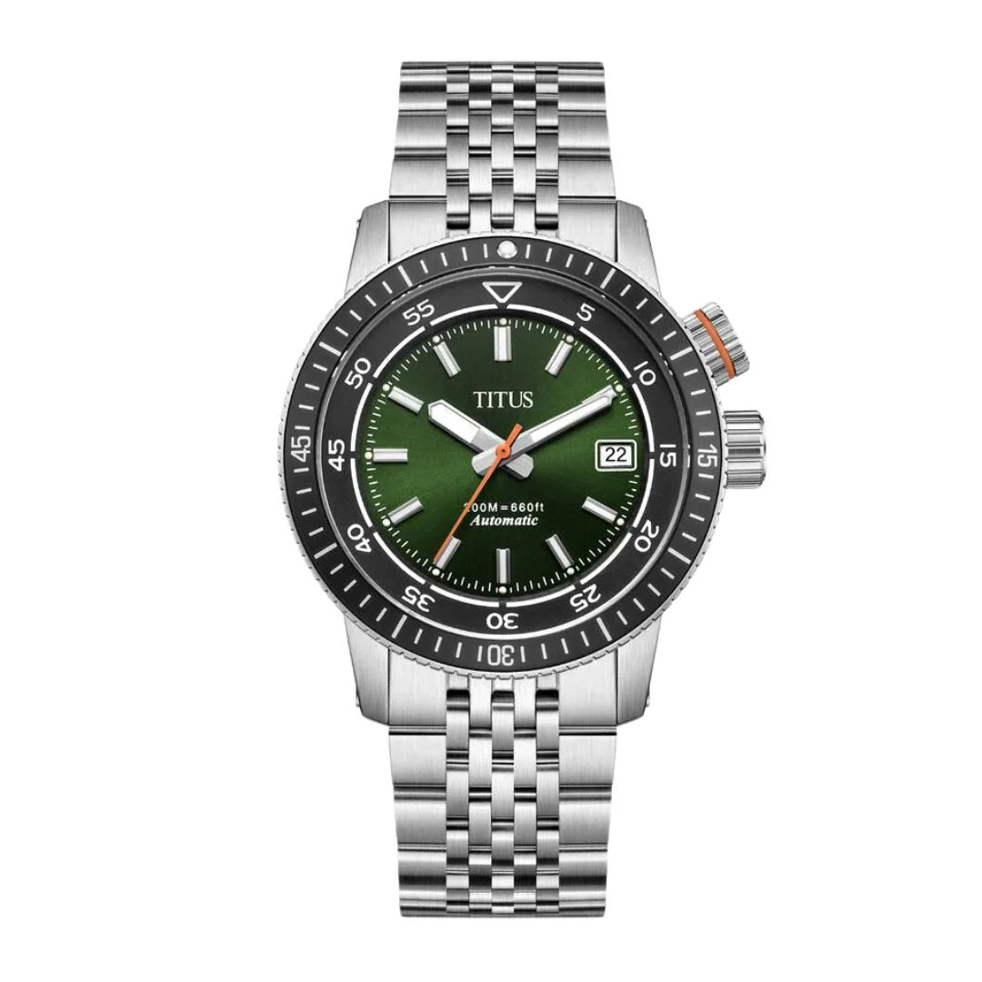 [MEN] Fort 3 Hands Date Mechanical Stainless Steel Watch [W06-03340-002]