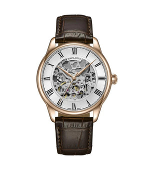 [MEN] Classic 3 Hands Automatic Leather Watch [W06-03309-003]