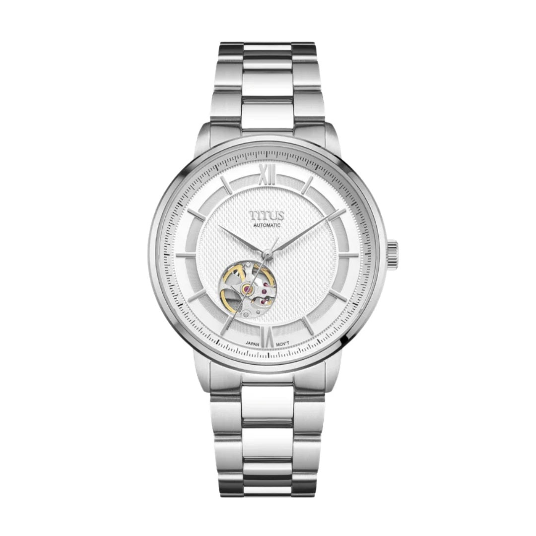 [MEN] Enlight 3 Hands Mechanical Stainless Steel Watch [W06-03277-009]