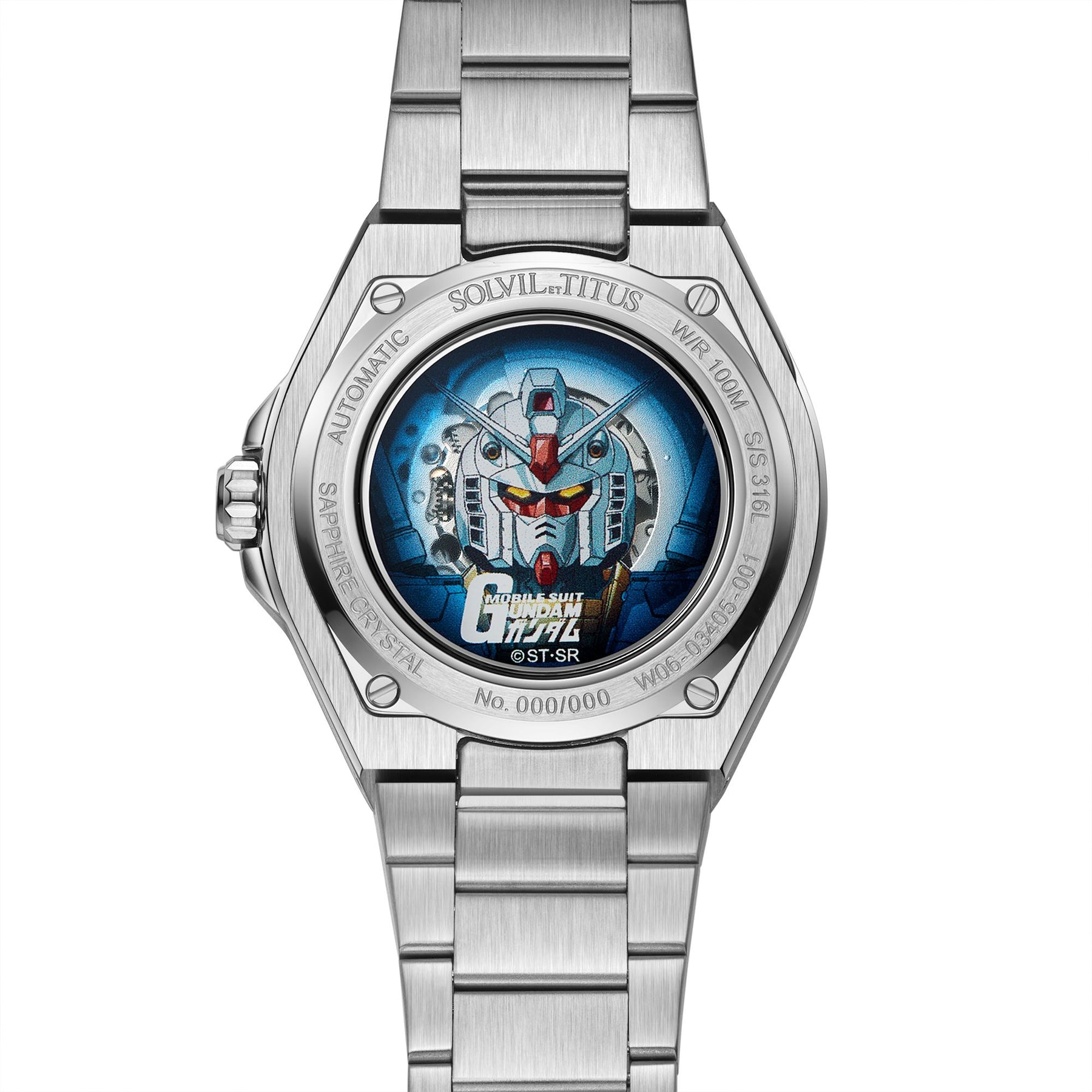 Voyager Collection "RX-78-2 Gundam" Limited Edition Automatic Mechanical Watch (Stainless Steel Bracelet) (Limited quantity TBC) W06-03405-001