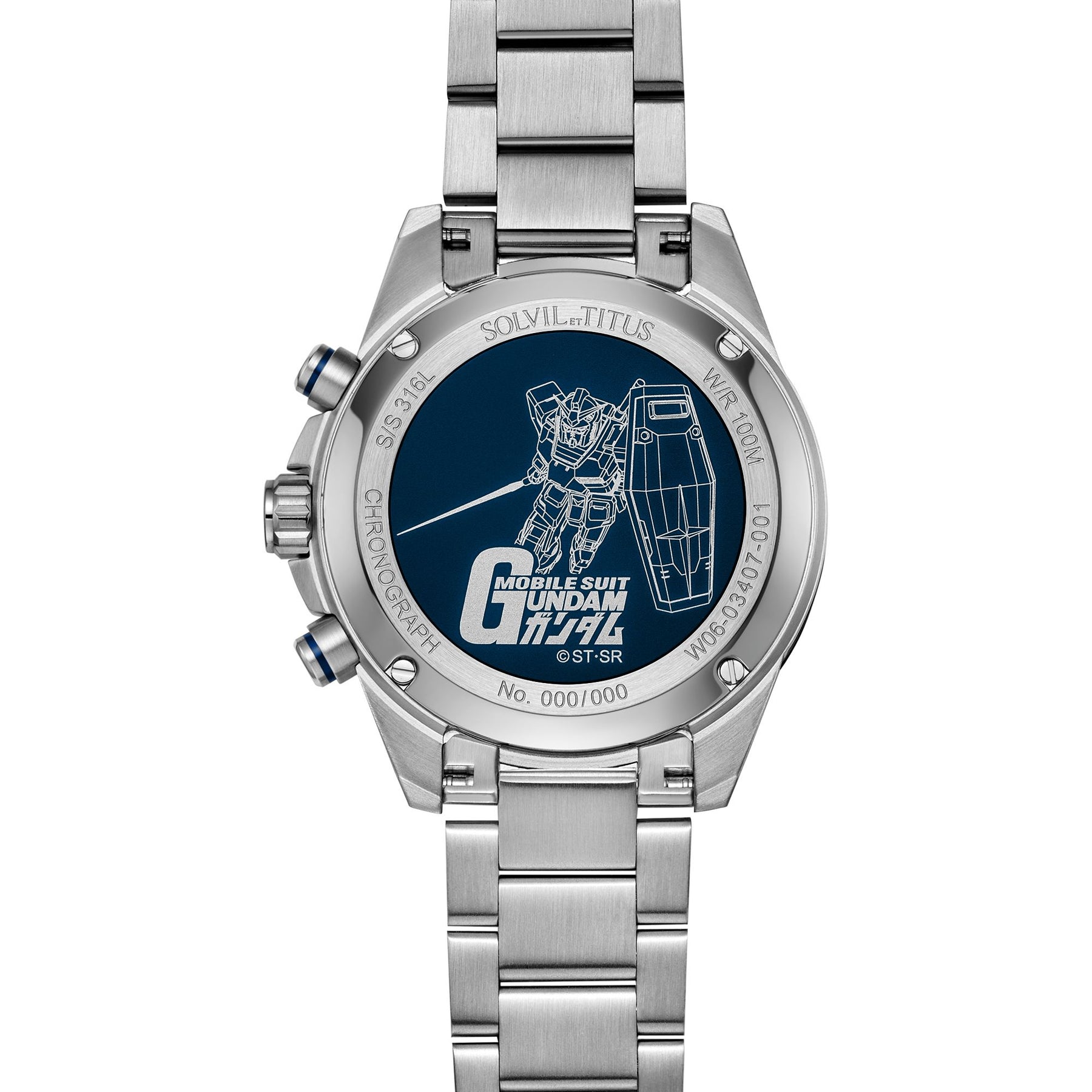 Saber Collection "RX-78-2 Gundam" Limited-Edition Chronograph (Limited quantity TBC) W06-03407-001