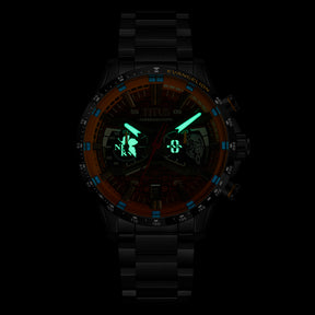 Solvil et Titus x Evangelion "EVA-00" Saber Collection Limited Edition Chronograph Quartz Stainless Steel Watch [W06-03427-003]