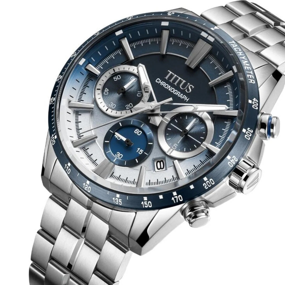 [MEN] Saber Chronograph Quartz Stainless Steel Watch [W06-03337-016]
