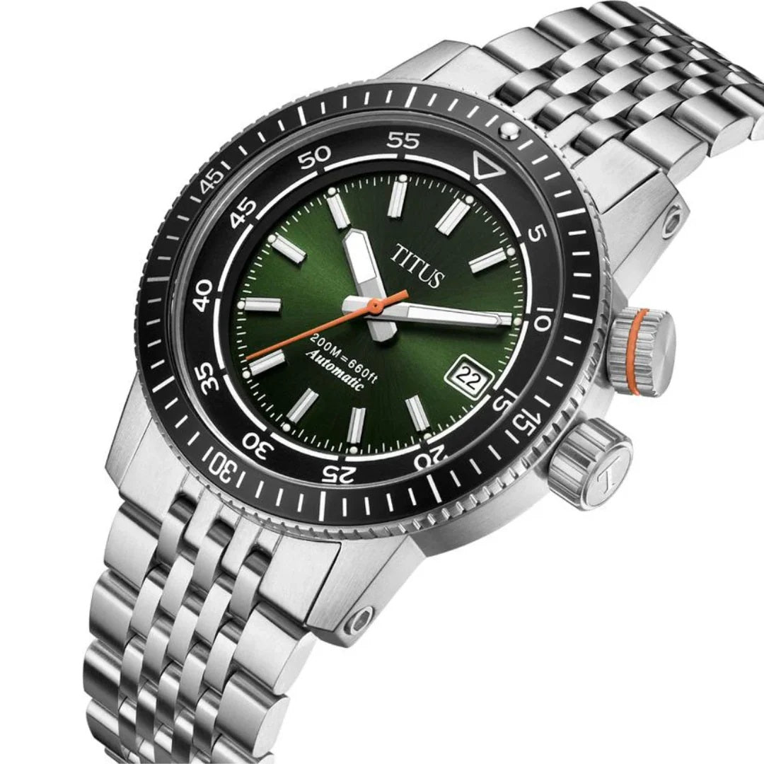 [MEN] Fort 3 Hands Date Mechanical Stainless Steel Watch [W06-03340-002]