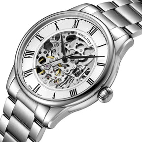 [MEN] Classic 3 Hands Mechanical Stainless Steel Watch [W06-03309-007]
