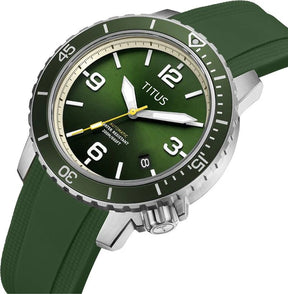 [MEN] The Cape 3 Hands Date Automatic Silicone Watch [W06-03341-006]
