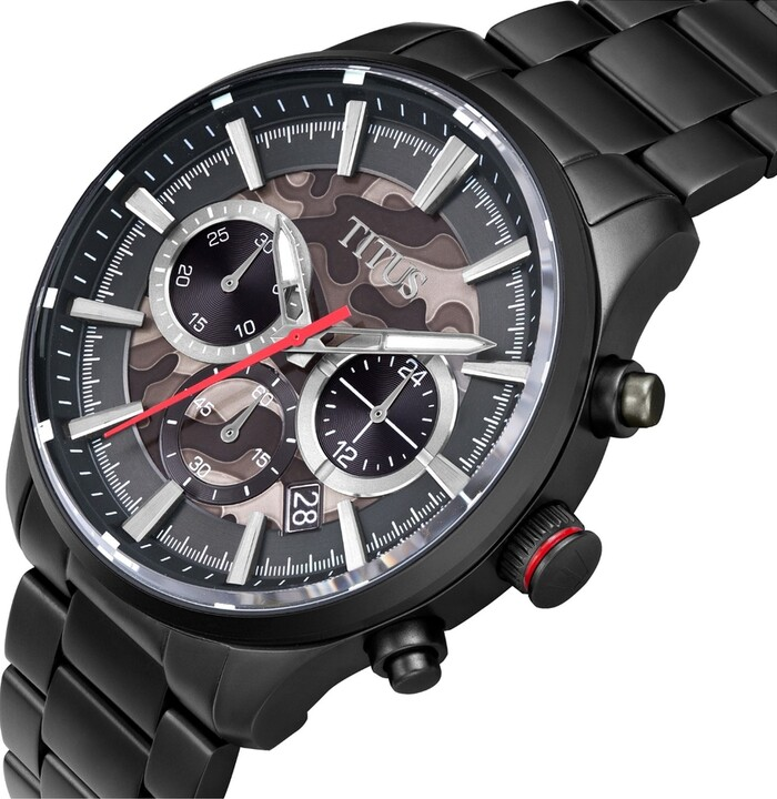 [MEN] Saber Chronograph Quartz Stainless Steel Watch [W06-03287-007]