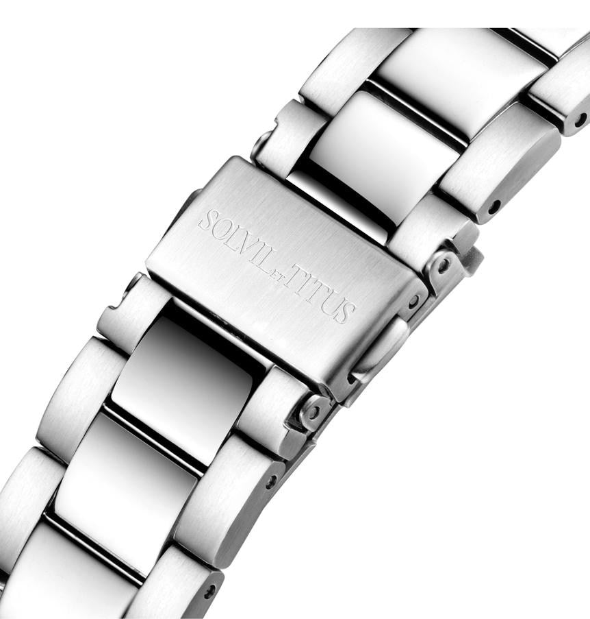 [MEN] Modernist Chronograph Quartz Stainless Steel Watch [W06-03308-001]