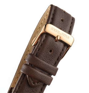 [MEN] Modernist Chronograph Quartz Leather Watch [W06-03308-006]