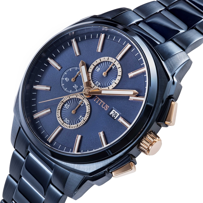 [MEN] Modernist Chronograph Quartz Stainless Steel Watch [W06-03308-004]