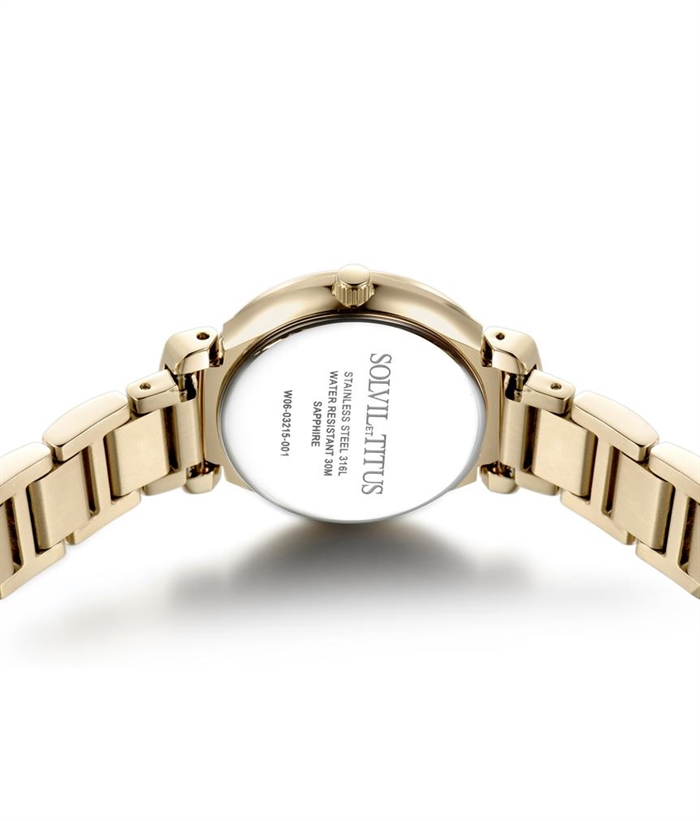 [WOMEN] Fair Lady 3 Hands Quartz Malachite Stainless Steel Watch [W06-03215-001]