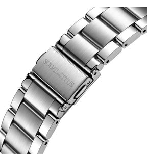 [MEN] Enlight 3 Hands Automatic Stainless Steel Watch [W06-03234-001]