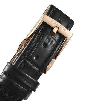 [WOMEN] Enlight 3 Hands Automatic Leather Watch [W06-03235-003]