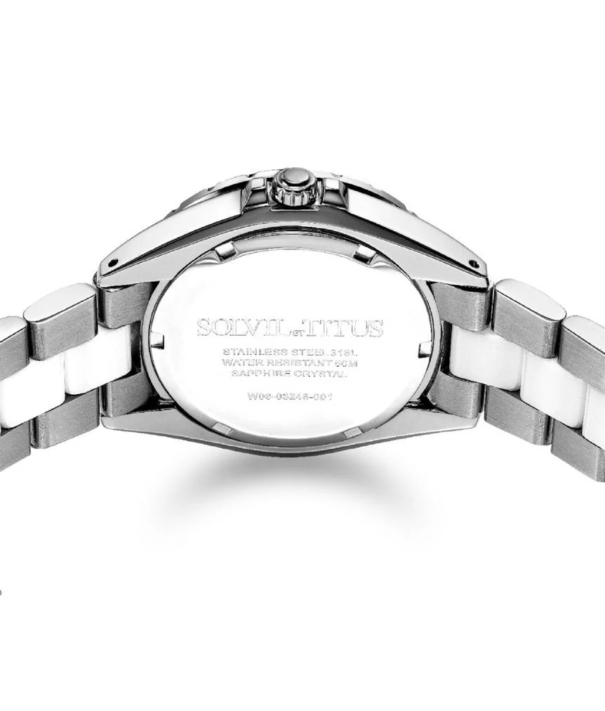 [WOMEN] Perse Multi-Function Quartz Stainless Steel With Ceramic Watch [W06-03248-001]
