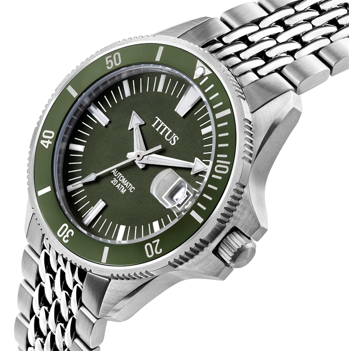 [MEN] Valor 3 Hands Date Automatic Stainless Steel Watch [W06-03250-003]
