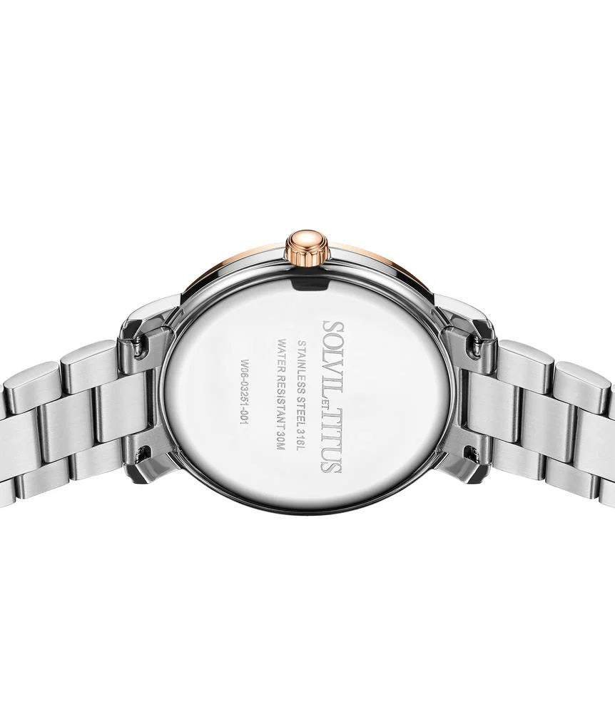 [WOMEN] Fashionista Multi-Function Quartz Stainless Steel Watch [W06-03251-001]