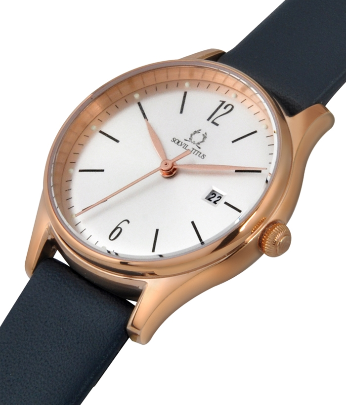 [WOMEN] Classicist 3 Hands Date Quartz Leather Watch [W06-03253-004]