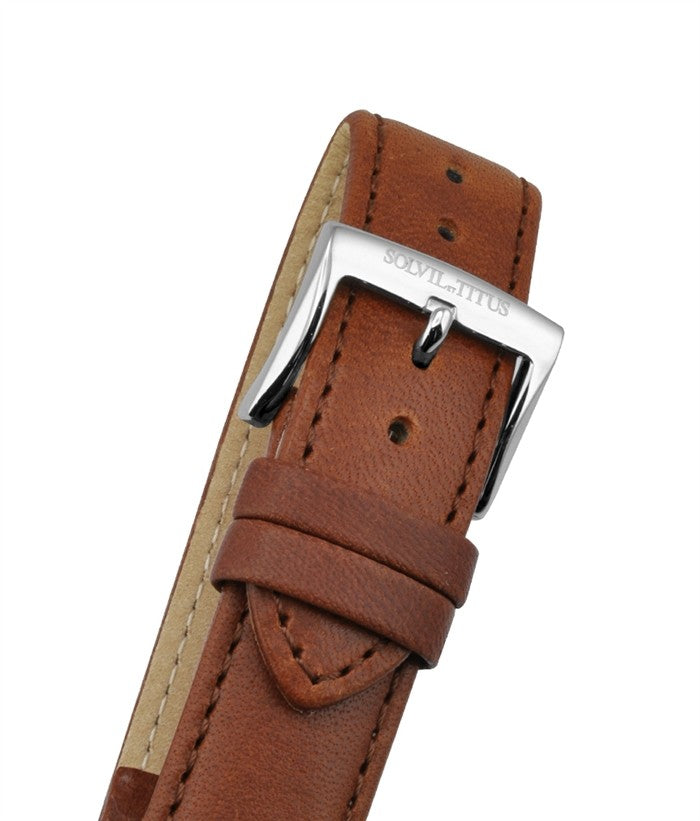 [MEN] Classicist 2 Hands Small Second Quartz Leather Watch [W06-03254-002]