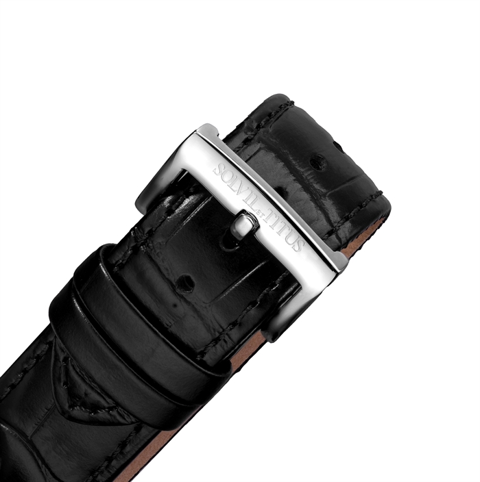 [MEN] Classicist Multi-Function Quartz Leather Watch [W06-03256-001]