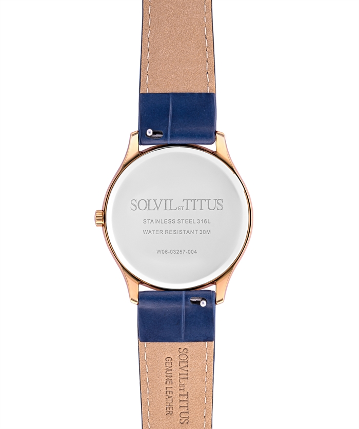 [WOMEN] Classicist Multi-Function Quartz Leather Watch [W06-03257-004]